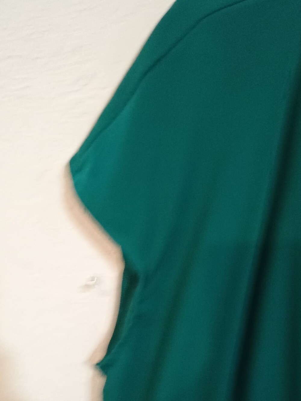 Lane Bryant Teal Cowl Neck Short Sleeve Blouse - Picture 6 of 9